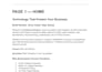 website content for home, about, services, and faq pages